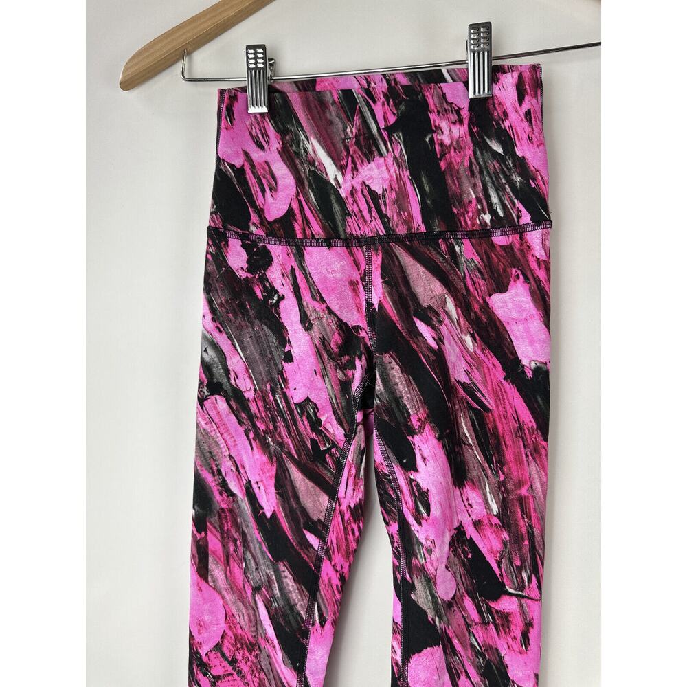 Lululemon Wunder Train High Rise Tight 25" Incentive Refresh Pink Multi Size 2 - Picture 3 of 12
